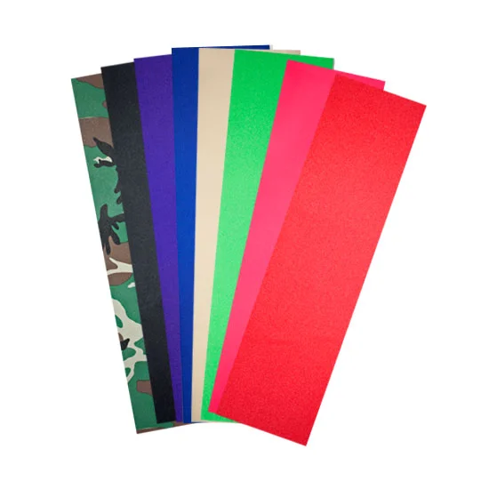 Colored Grip Tape Sheets 9" x 33" - Camo, Black, Purple, Blue, Clear, Green, Pink, Red