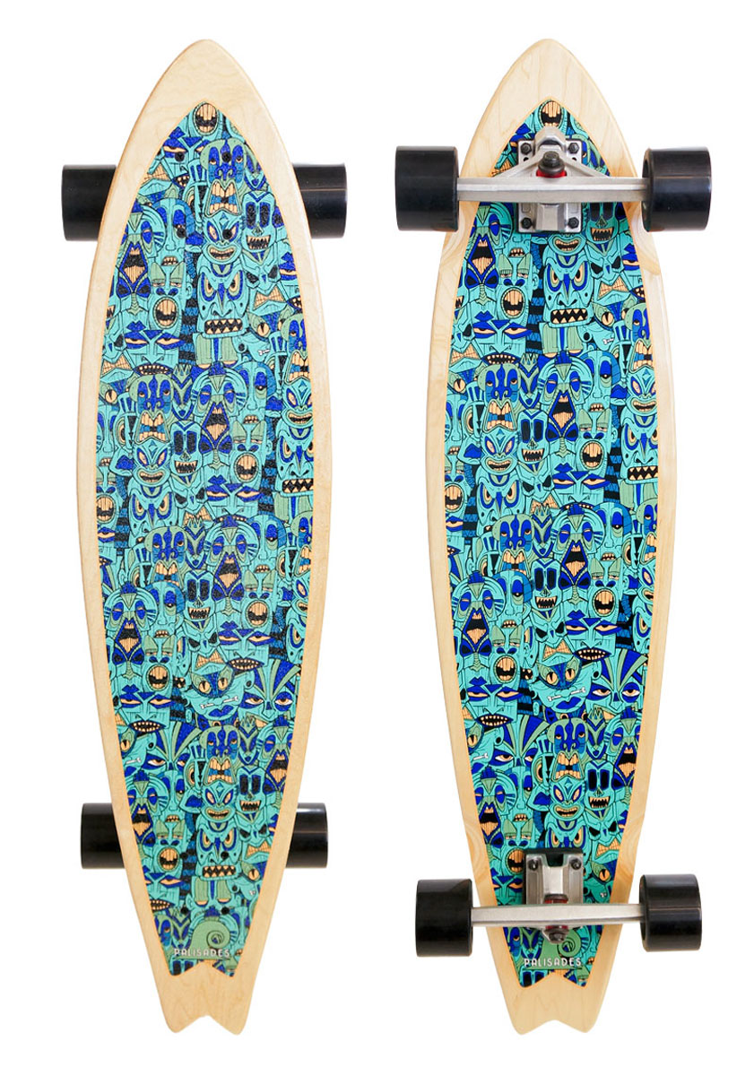 Tiki Explosion 9 1/2" x 38" 23 7/8" WB