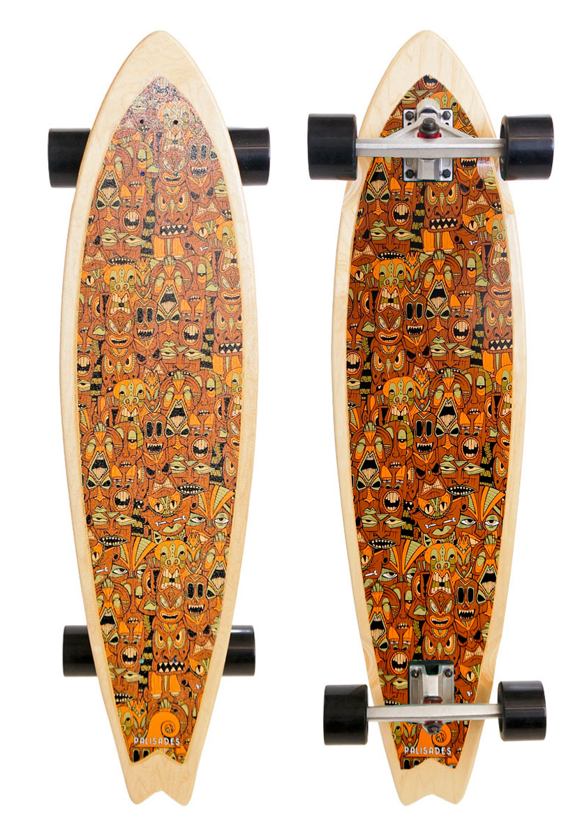 Tiki Explosion 9 1/2" x 38" 23 7/8" WB
