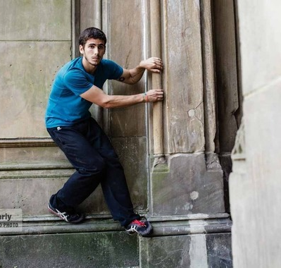 Jesse Danger focusing on his next leap