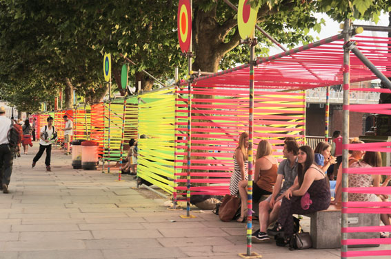 Morag Myerscough and Luke Morgan - Temple of Agape - Southbank UK