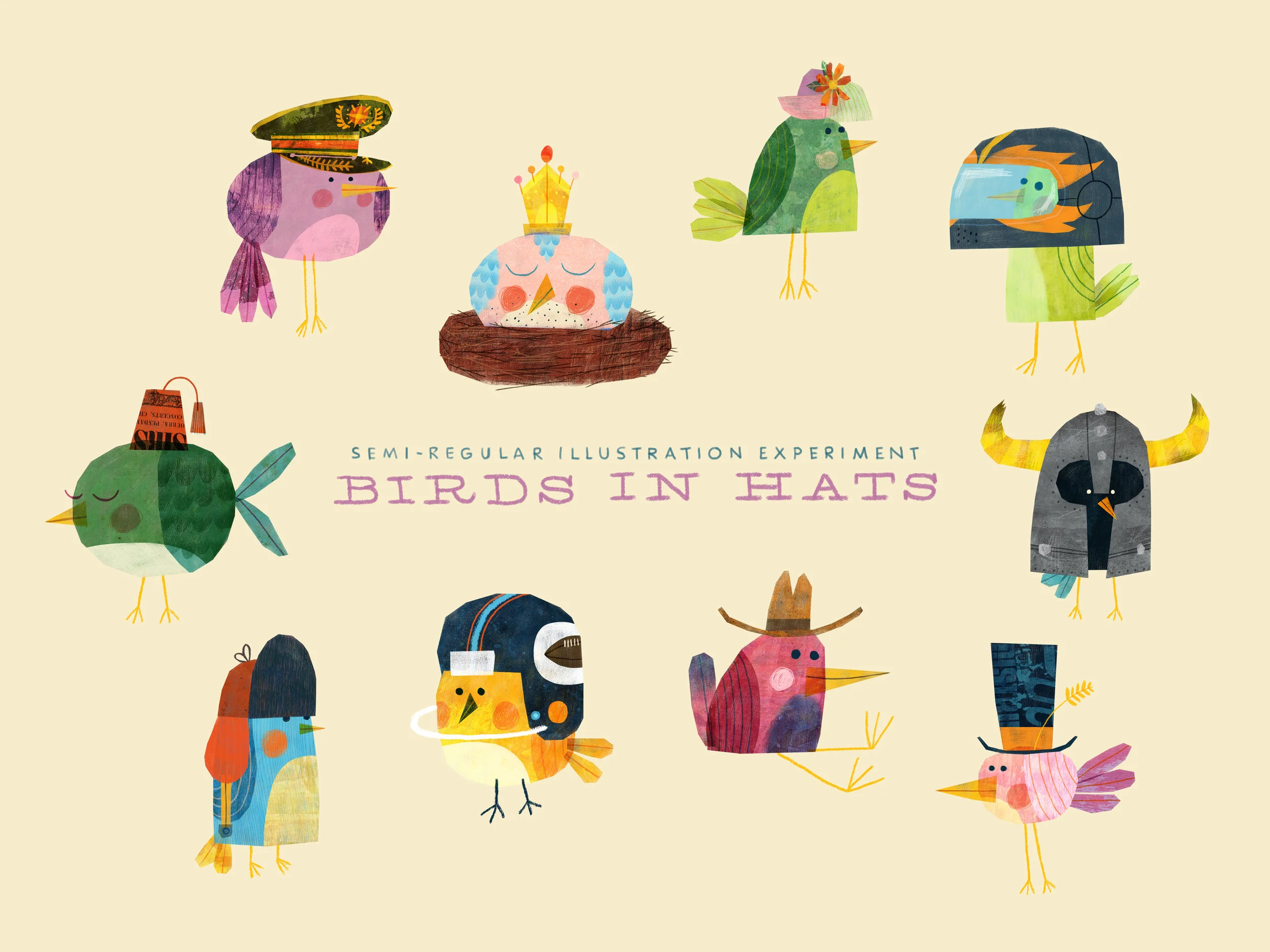 Birds in Hats