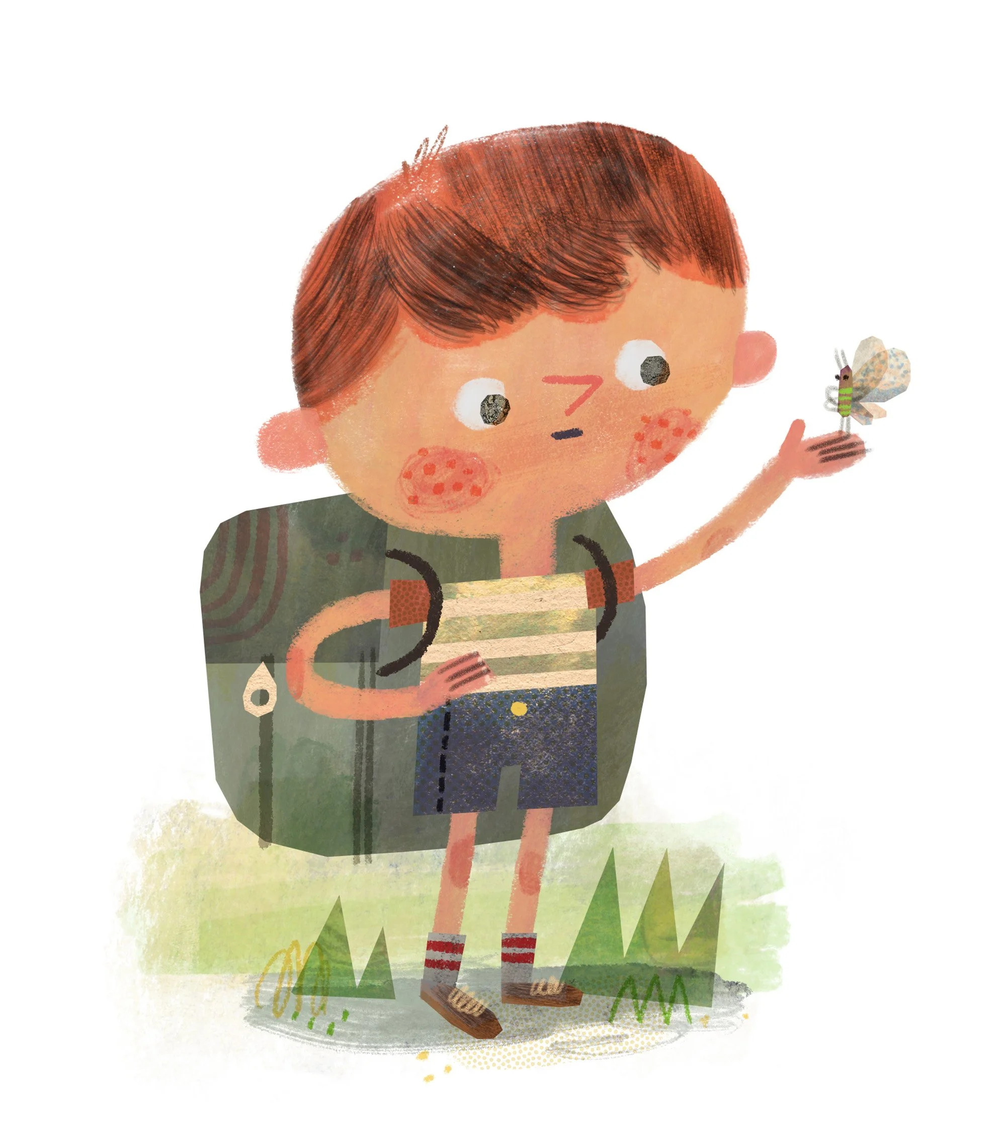 Camper finds a Butterfly
