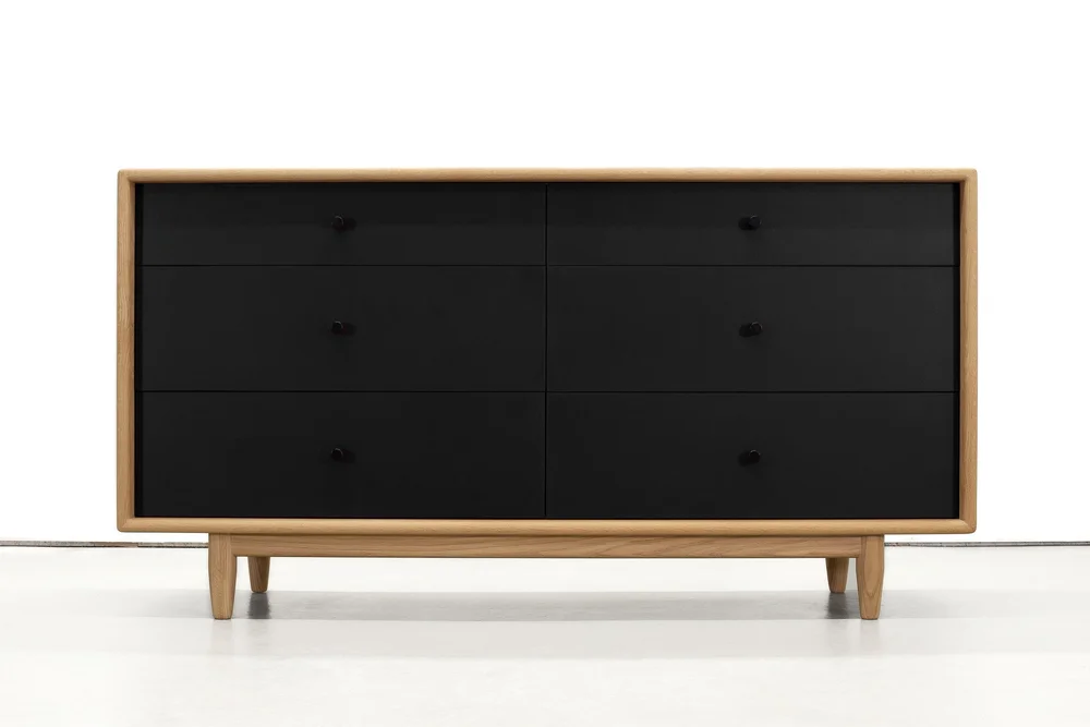 Contemporary White Oak Dresser | Custom Fine Hardwood Furniture