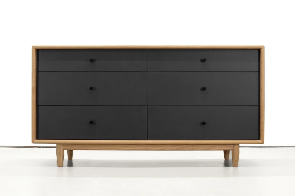 Contemporary White Oak Dresser | Custom Fine Hardwood Furniture