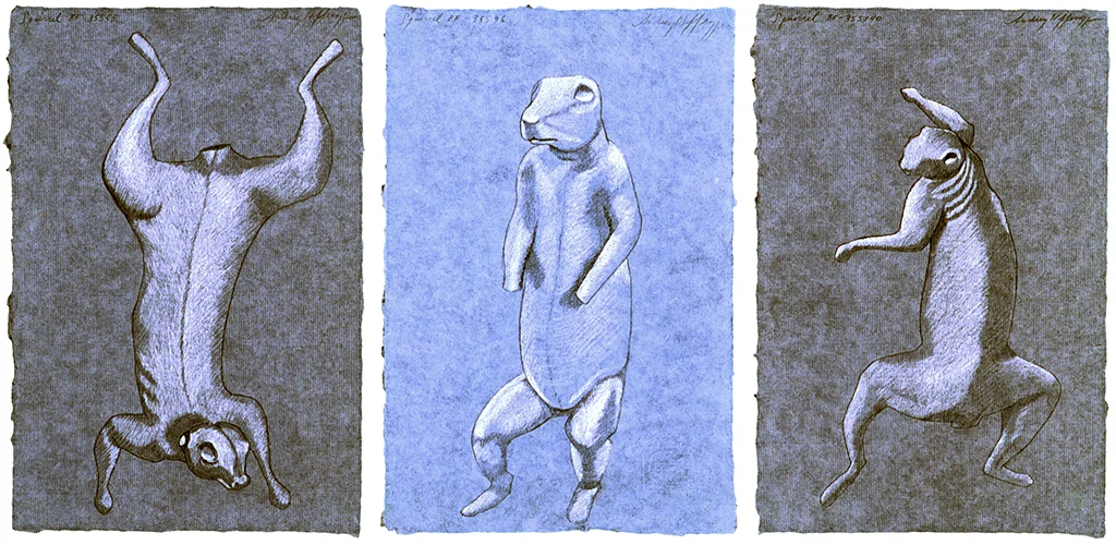 Taxidermy Forms (Squirrels), 2000