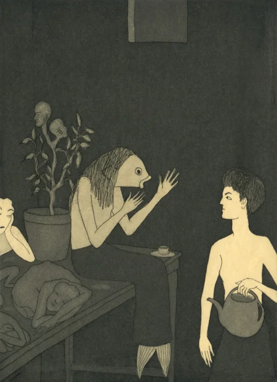 Her companions were the other creatures the alchemist had created., 1983 - 1985