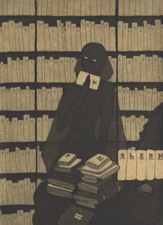 All the books were about Napoleon; Being a moth, she ate them all., 1985