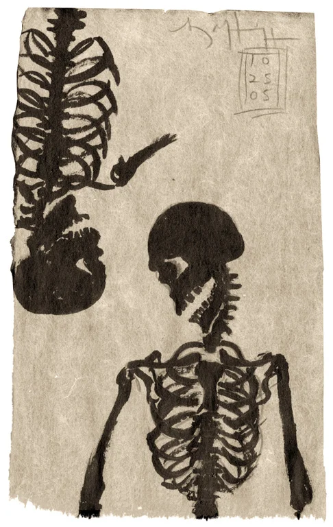 Two Skeletons, 2005