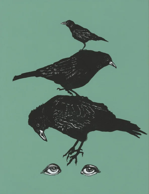 Three Crows for Isabella Blow, 2008