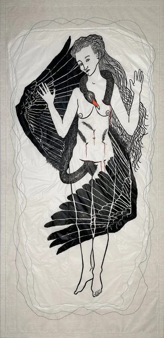 "Leda Black Swan," 2025