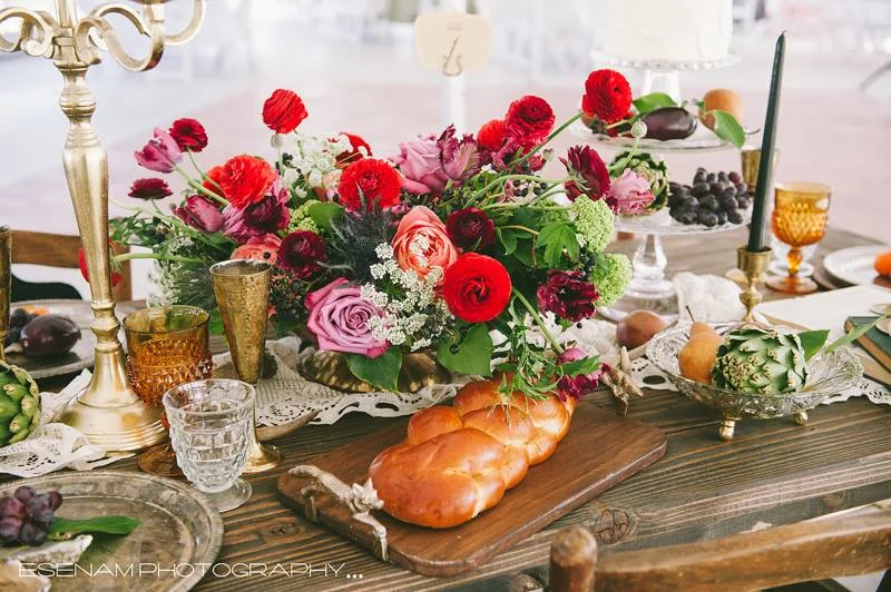 Vintage Rental: Pedal Play | Floral Design: Violet and Pearl 