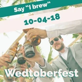 Can you smell the hops and wedding excitement in the air? That&rsquo;s because @wedtoberfest is tomorrow! Wedtoberfest is an alternative wedding show that marries the casual laid-back atmosphere of a beer festival with the fun of wedding planning. St