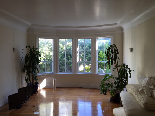 Our almost empty apartment. Seeing the space like this reminded me of the day in 2010 when we first saw it -- and immediately fell in love.
