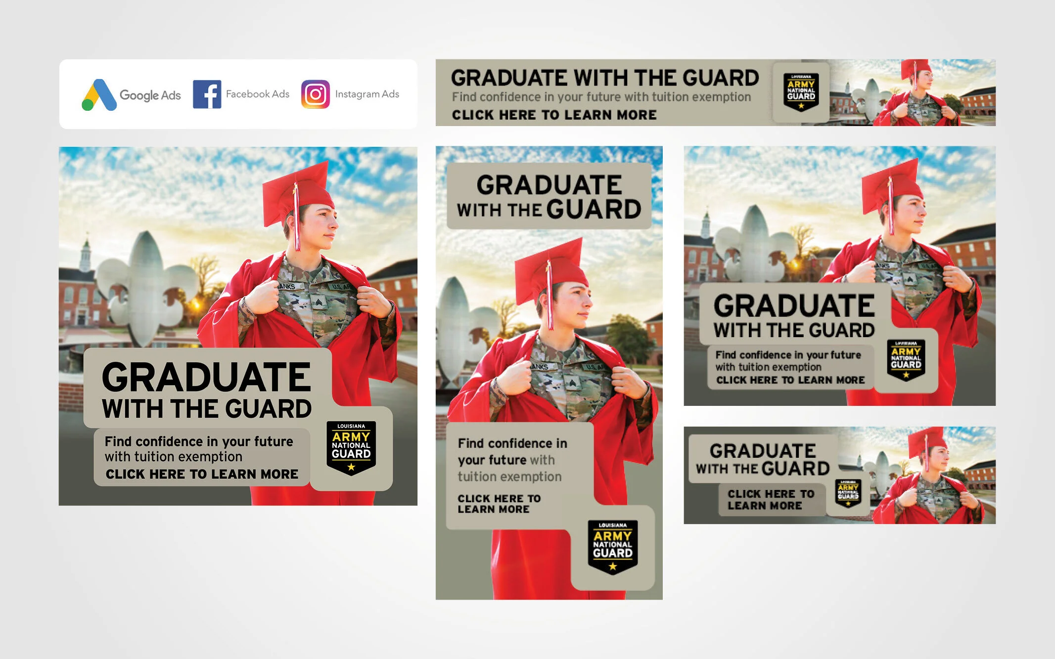 Digital Advertising Campaign - “Graduate with the Guard”