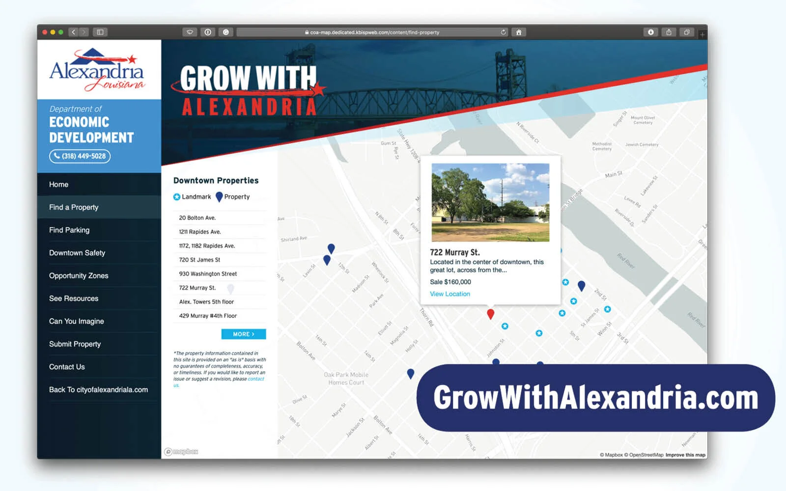 Grow With Alexandria Website Design