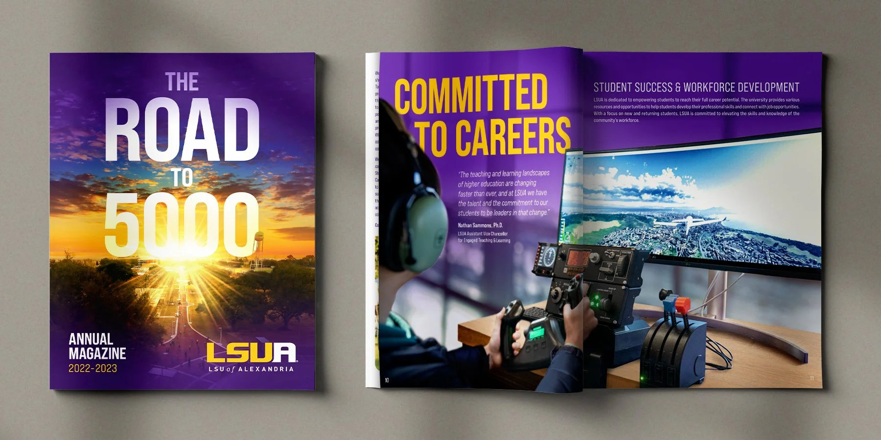 Dyess Design - LSU of Alexandria Annual Magazine