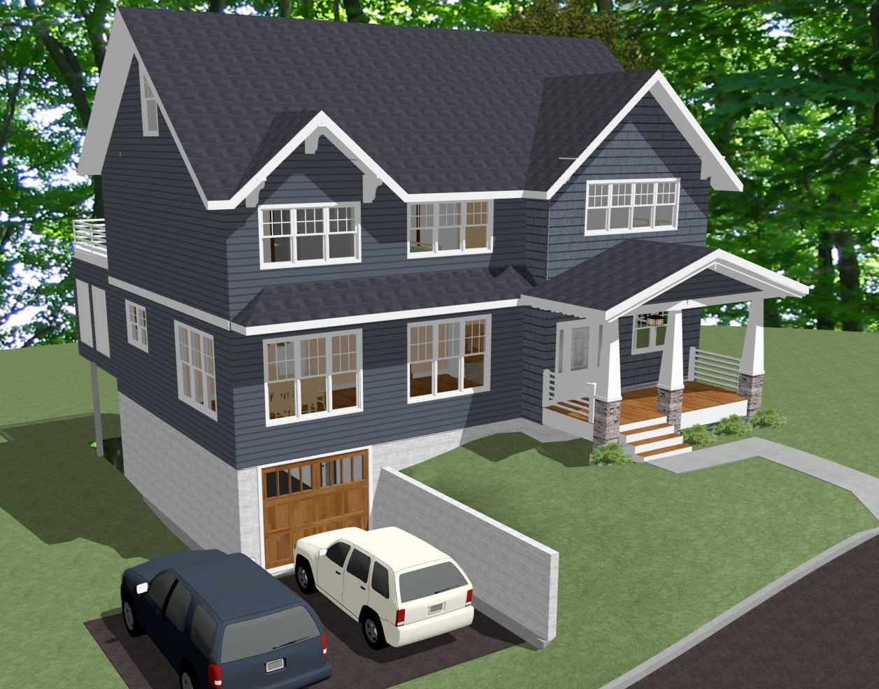 After Renovation & Addition - 3,300 SF