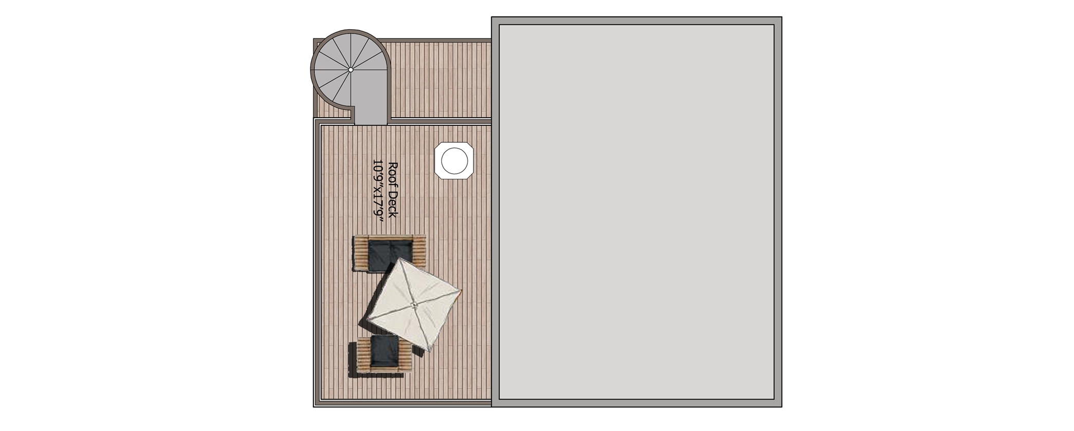 Unit 2 Private Roof Deck