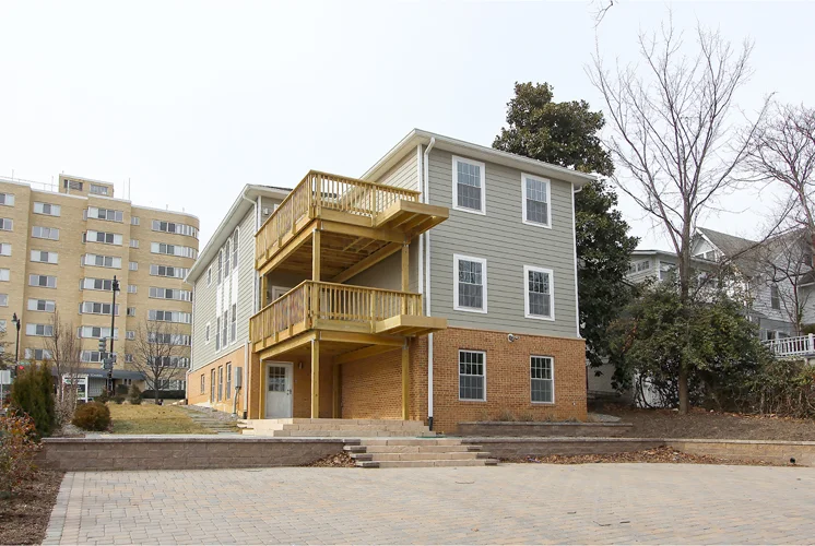 rear facade