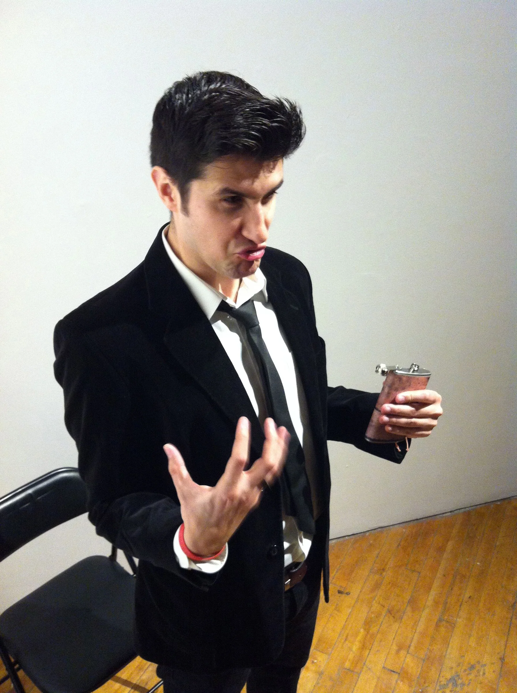 About Love & Champagne - one-man show adapted from Chekhov's short stories.
