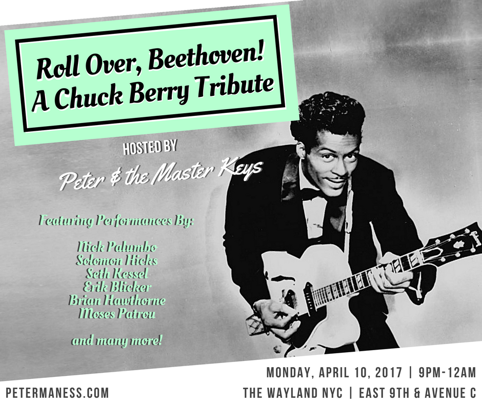 Chuck Berry night at the Wayland East village. blues jazz and rock n roll music
