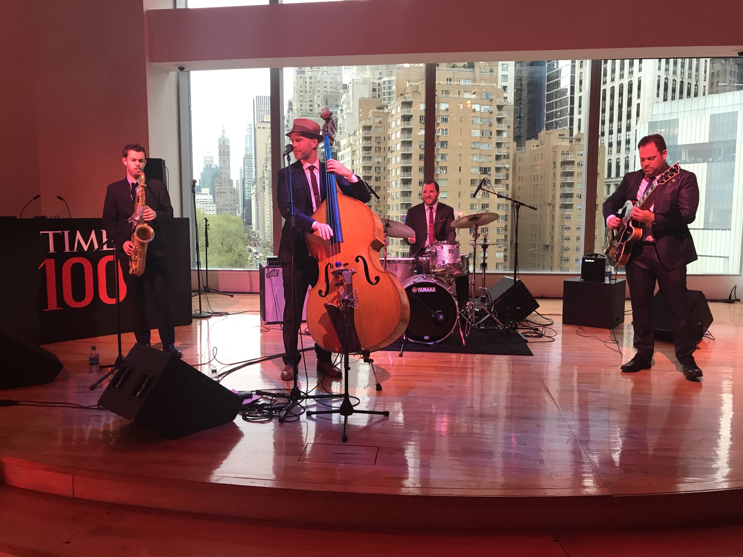 Peter & the Master Keys quartet perform at the TIME 100 gala at the Time Warner building