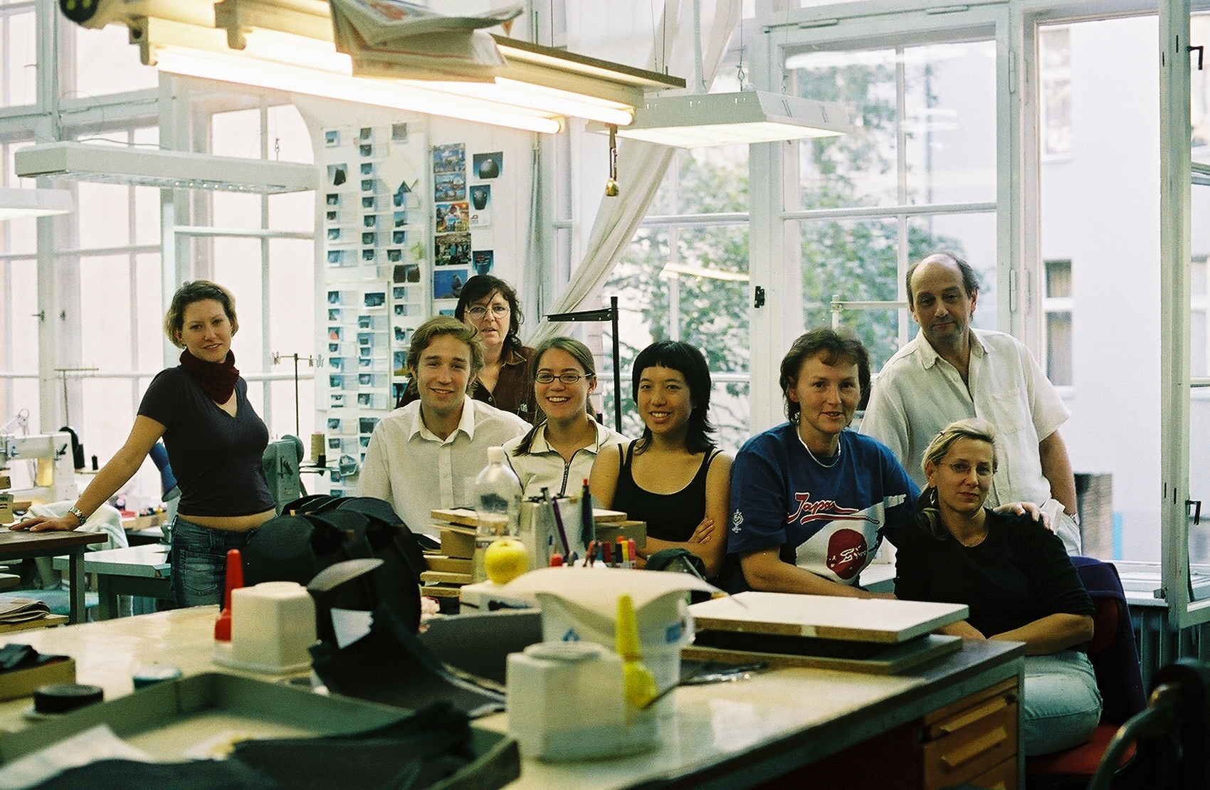 The Olbrish handbag workshop in Kreuzberg, Berlin, has been producing architecturally-inspired handbags since 1983. All parts of the business take place under one roof—office, product design, production, inventory, and distribution. It was a great place to work and learn.