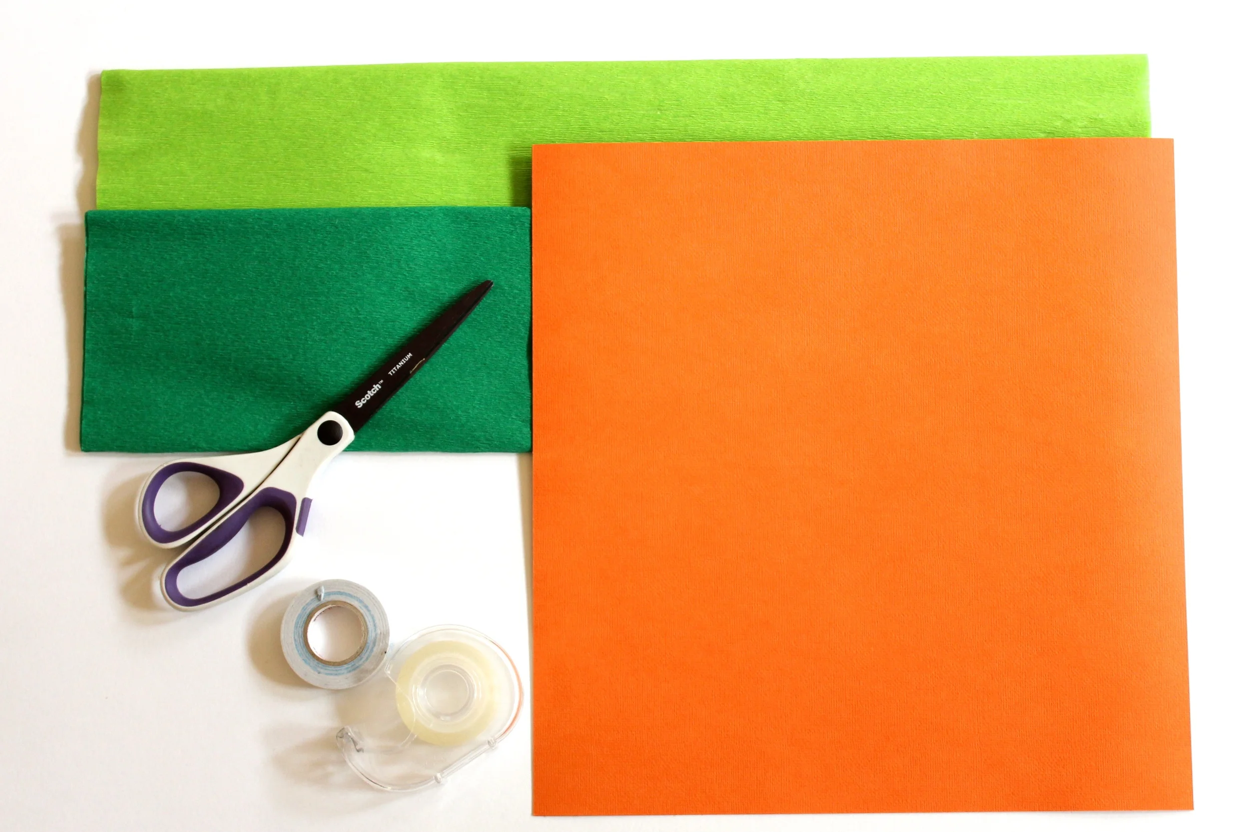 Step 1 - How to make a Carrot Favour Bag