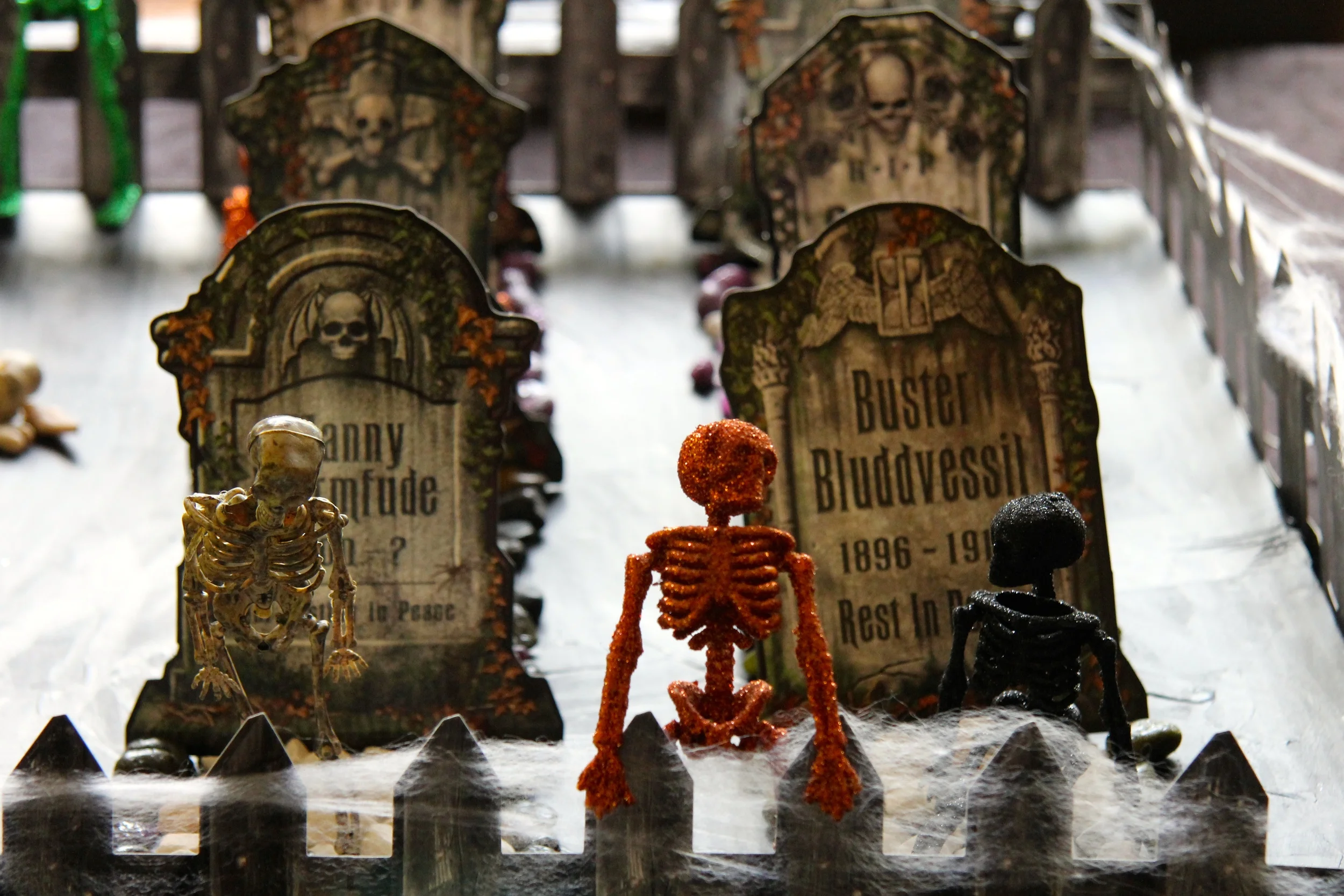 Halloween Graveyard - The skeleton's have raised from the grave