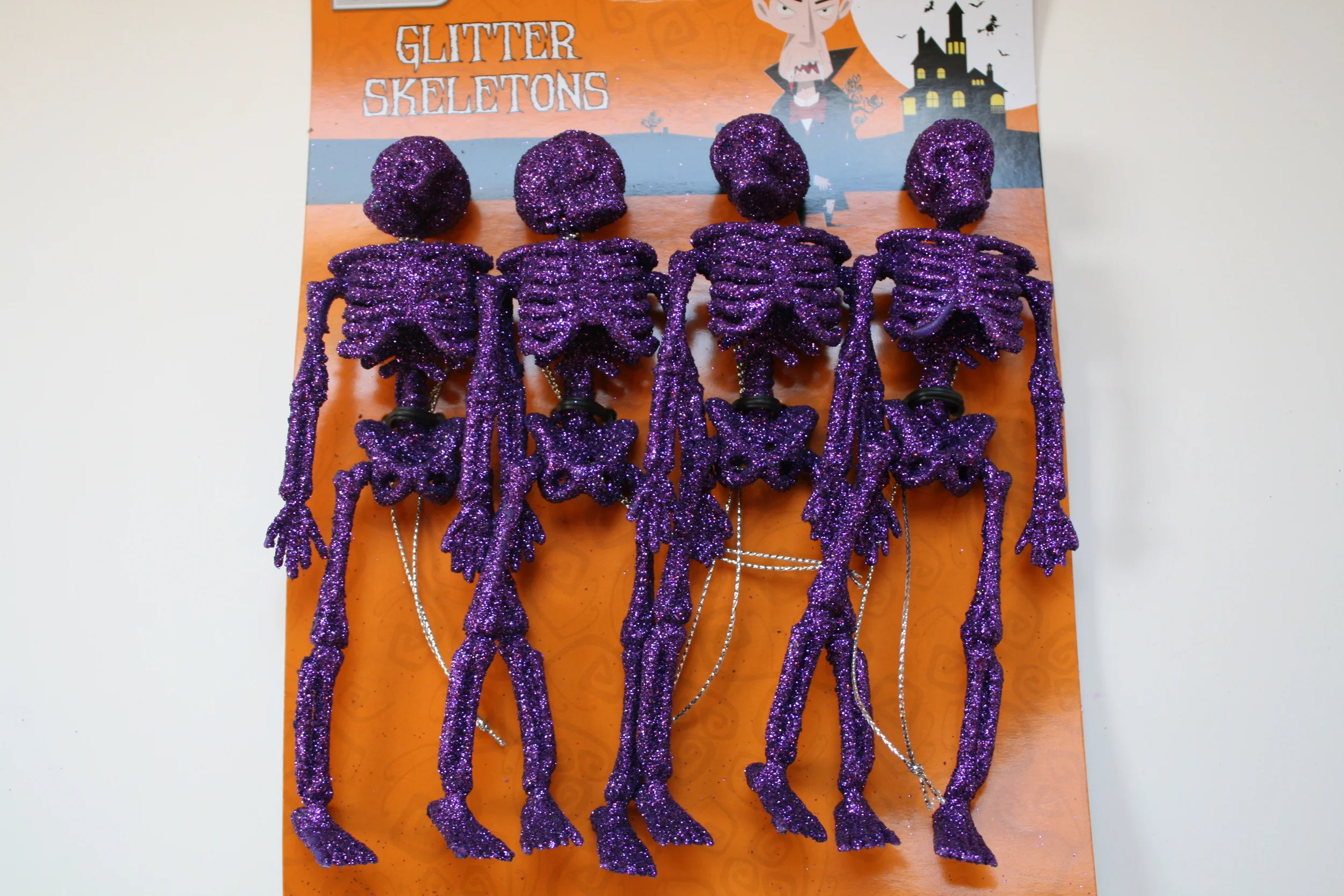 Glitter Skeletons - Halloween Graveyard Tutorial