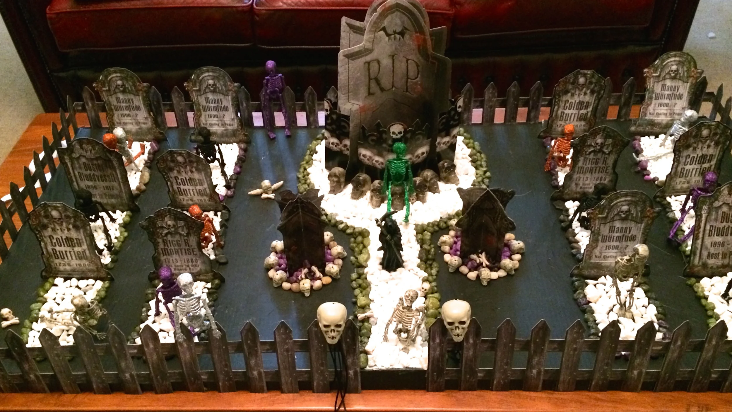 Halloween Graveyard tutorial