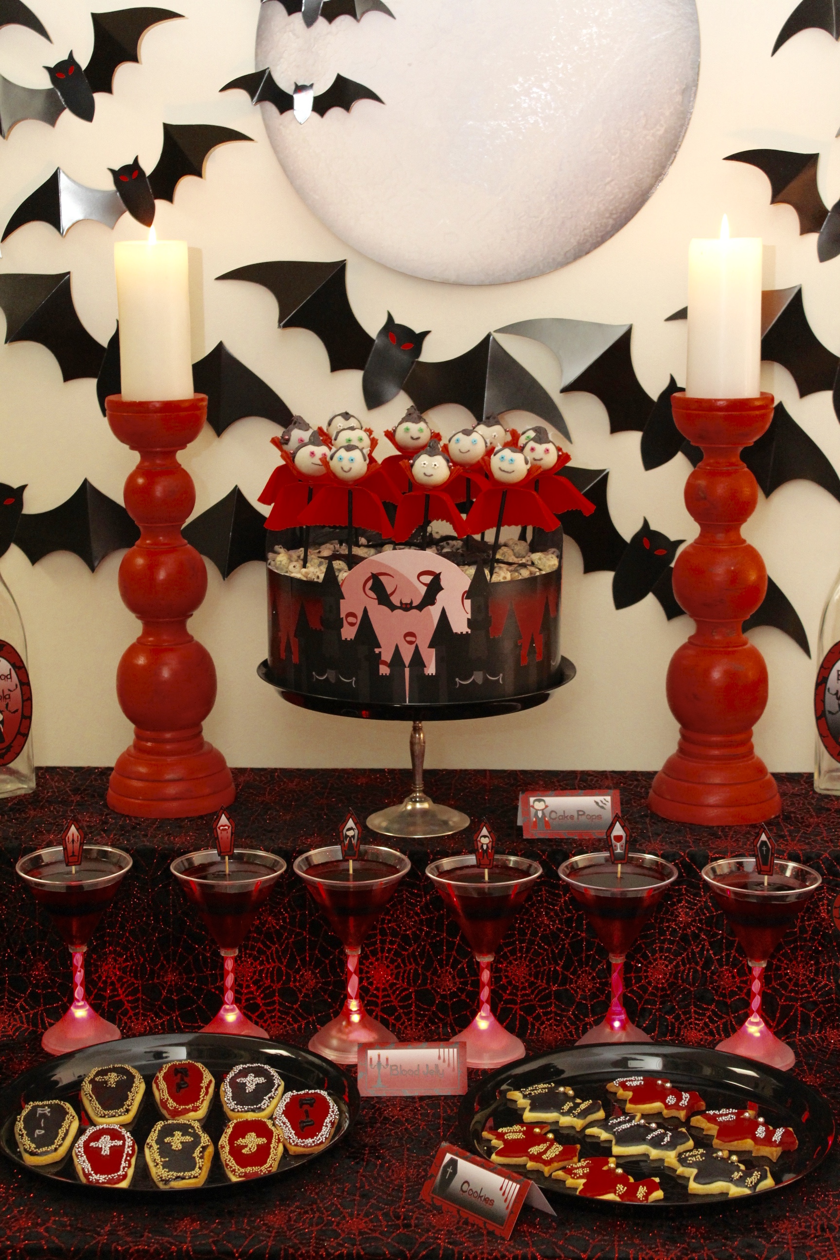 Halloween Dessert Table - Vampire Party — Chic Party Ideas