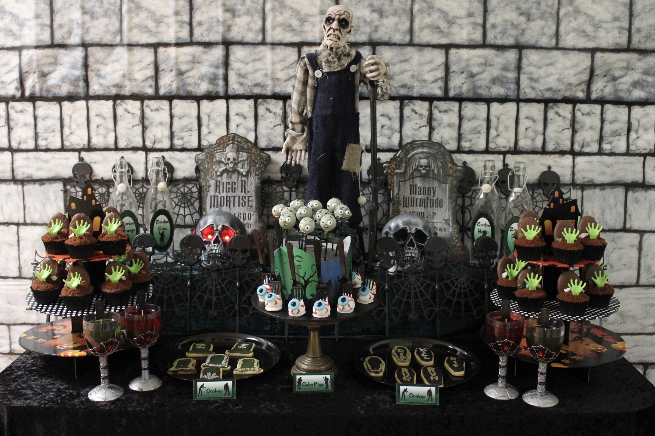 Zombie Dessert Table