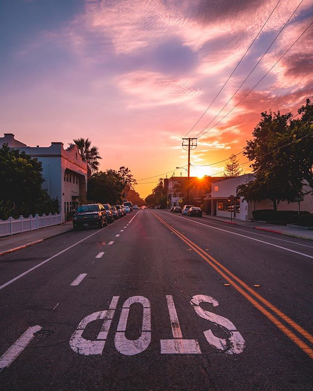 Stop and enjoy the sunset