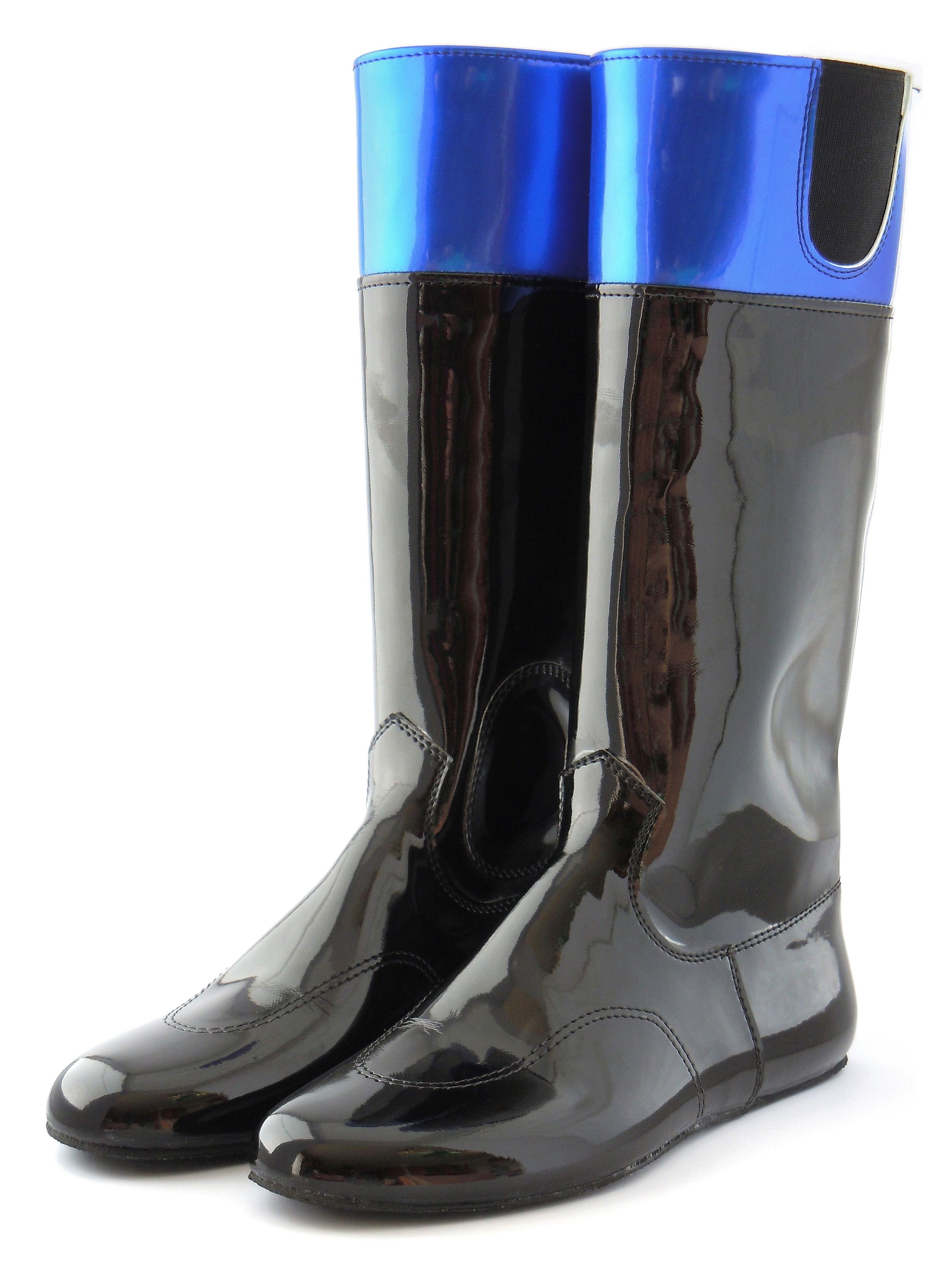 Blue Top Race Boots