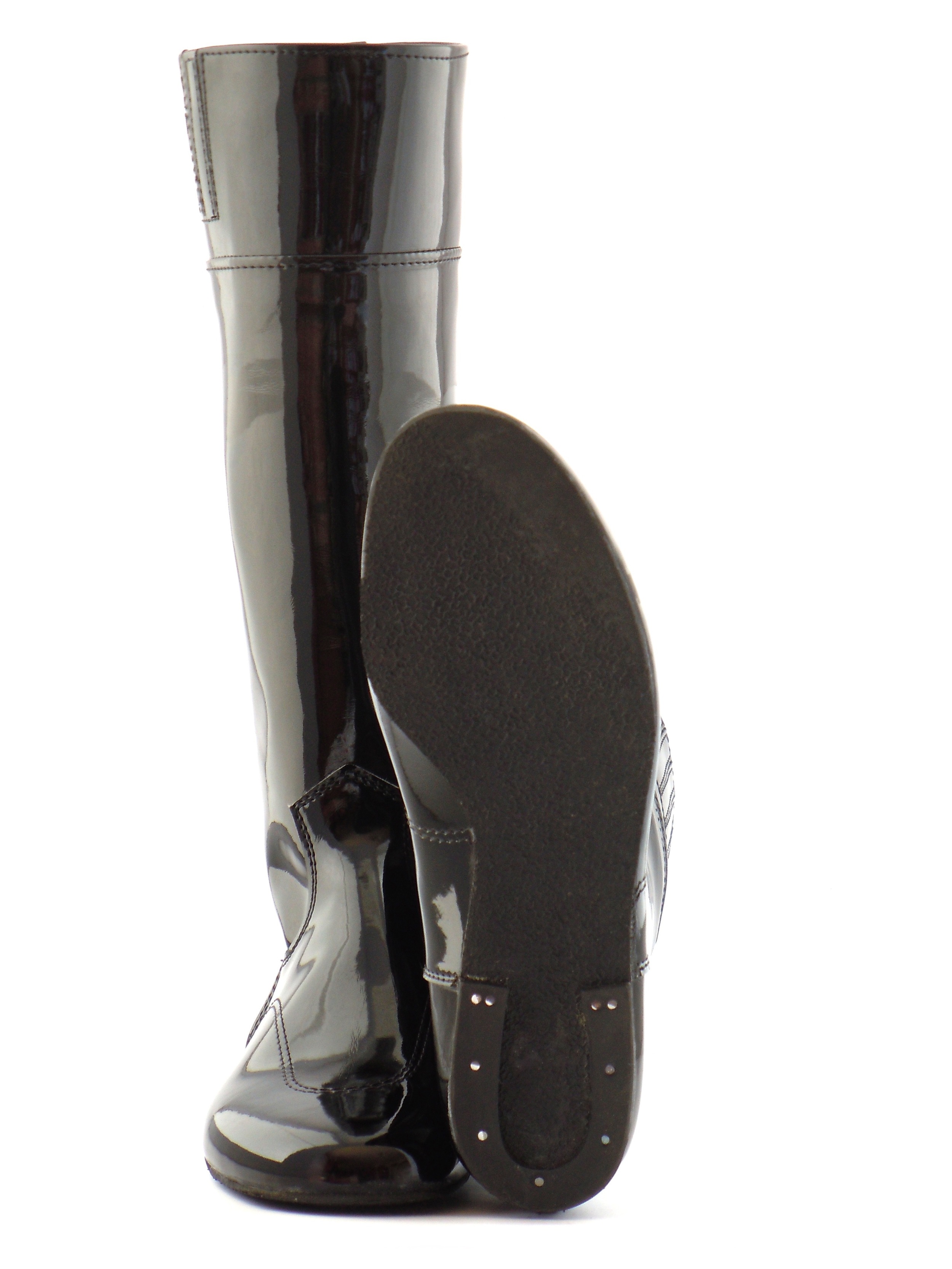  Pull-On Race Boots with Flex Grip Rubber Sole and U-Shaped Heel (Bottom)