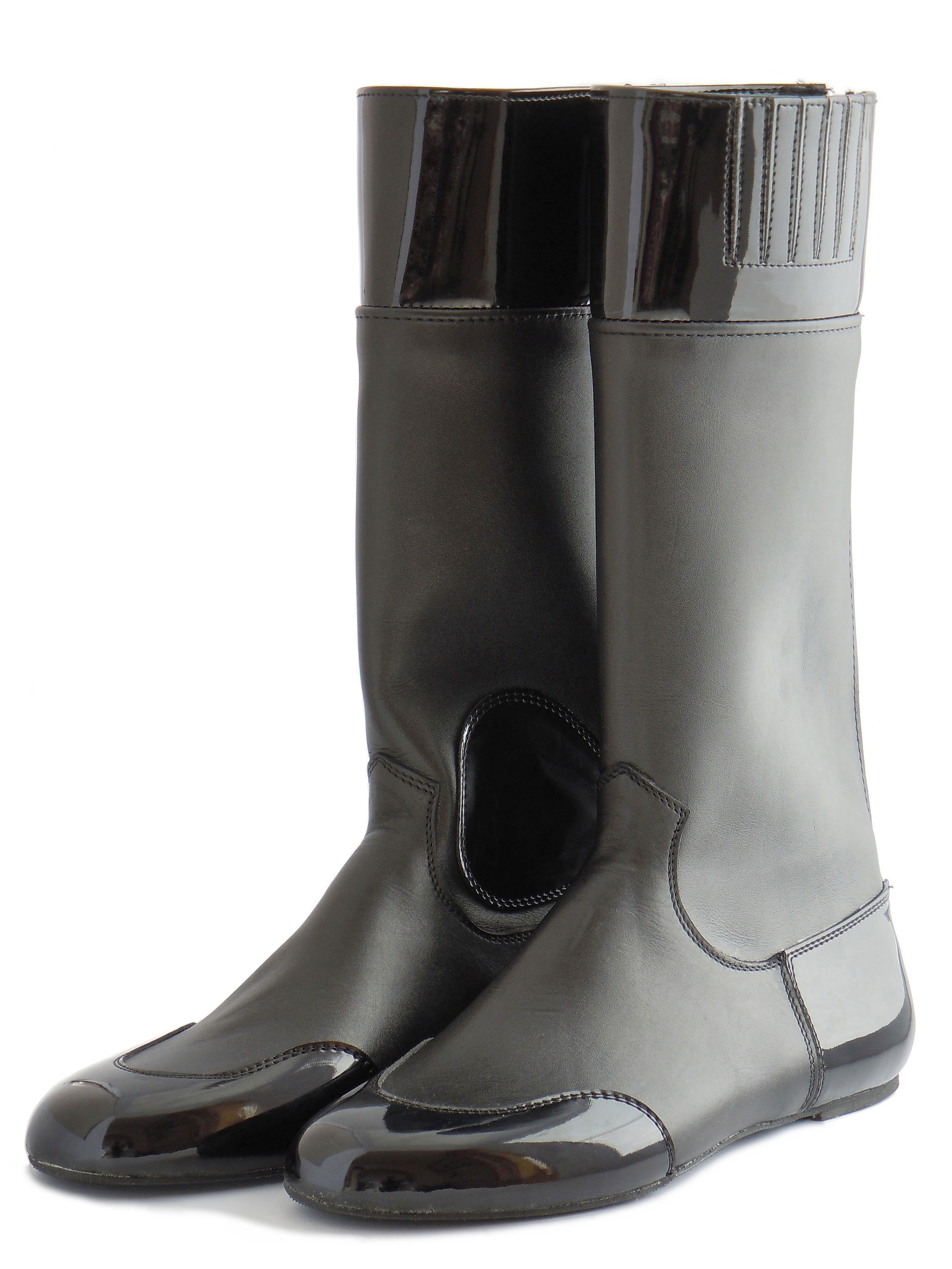 Leather Race Boots (Front)