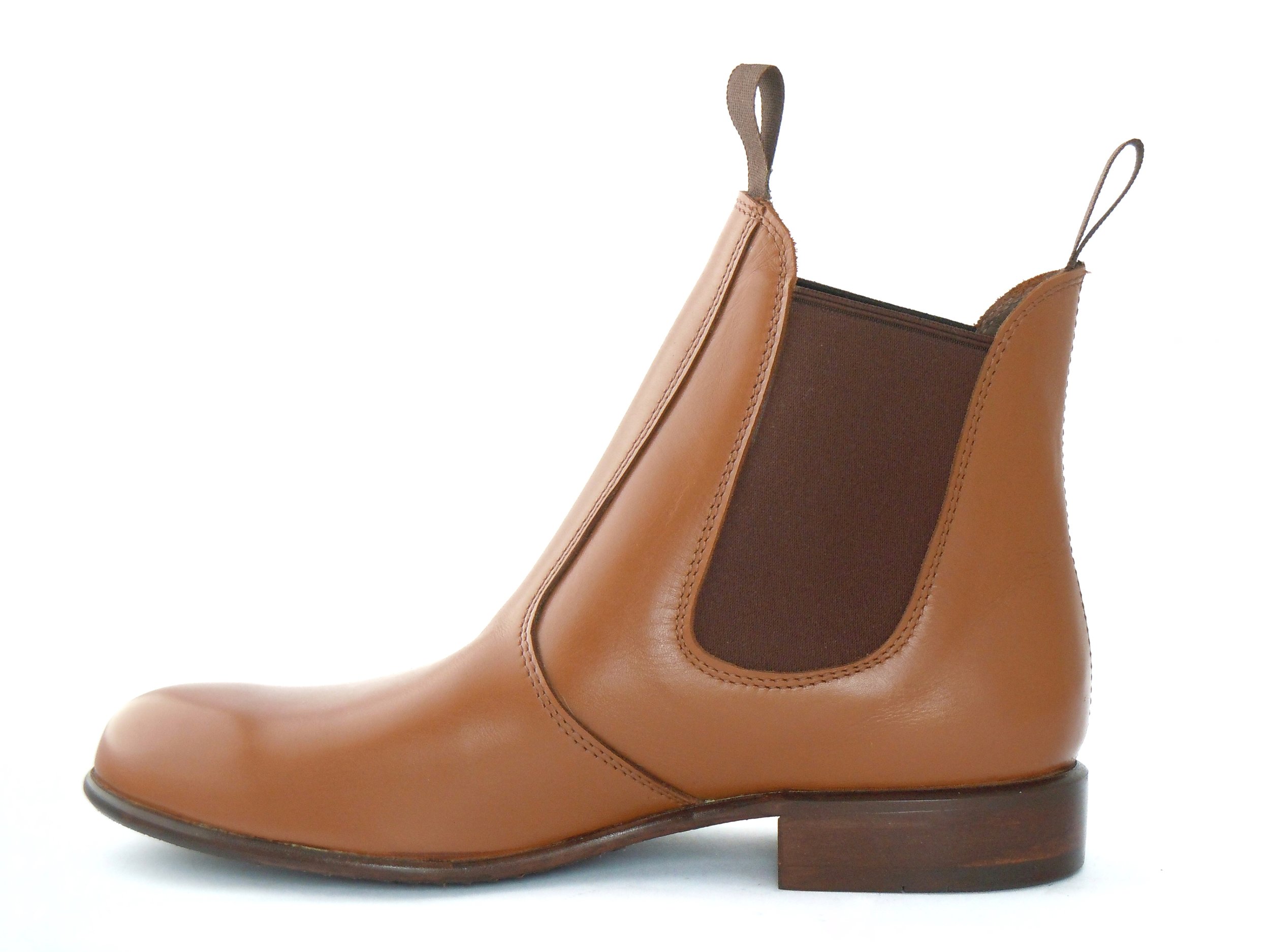 Tan Dress Boots (Side)