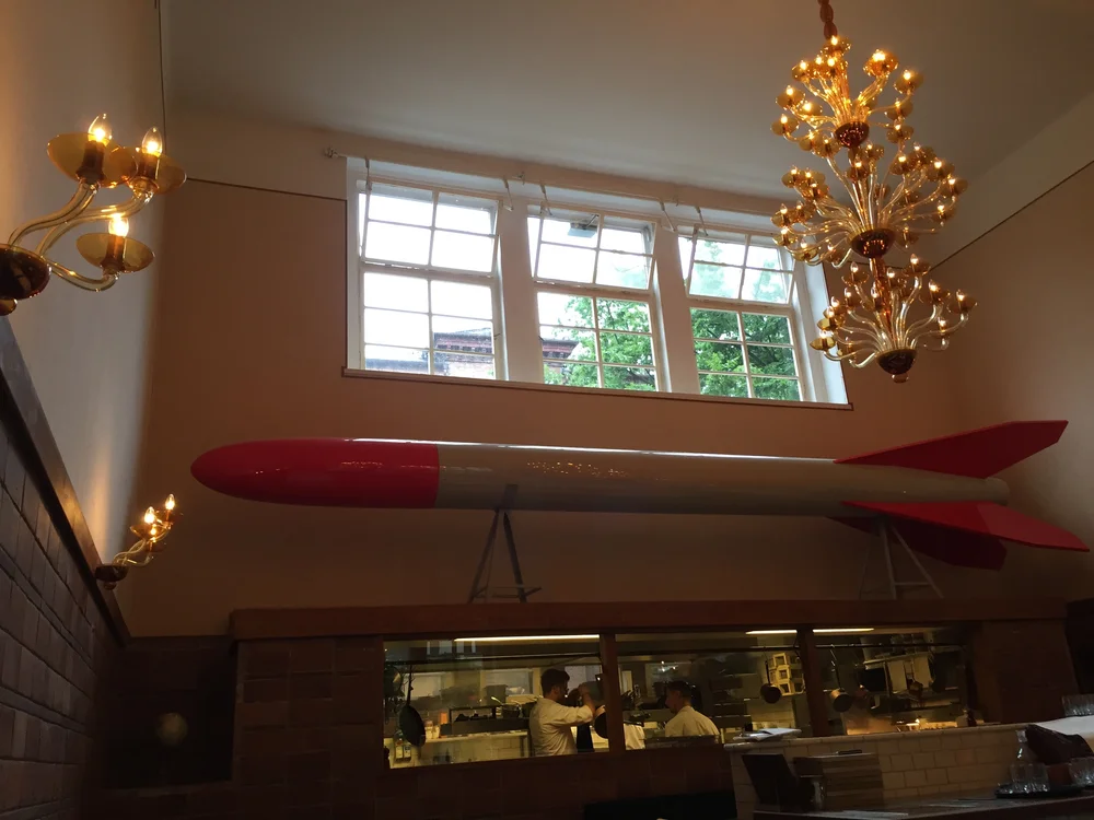 Lovely restaurant - thanks to Anna and to Lea for great recommendations btw... read the history of the premises