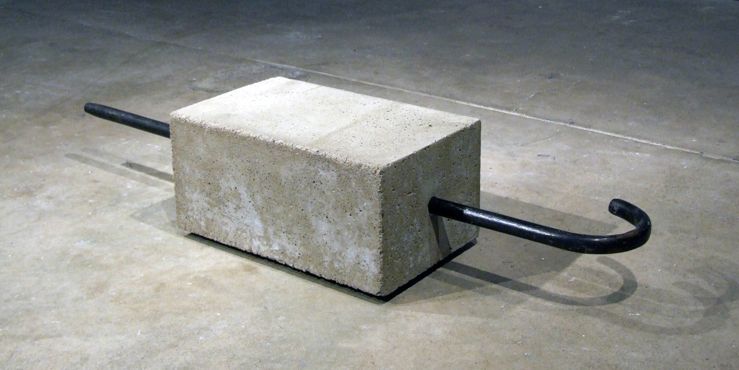 Untitled - cane, cement