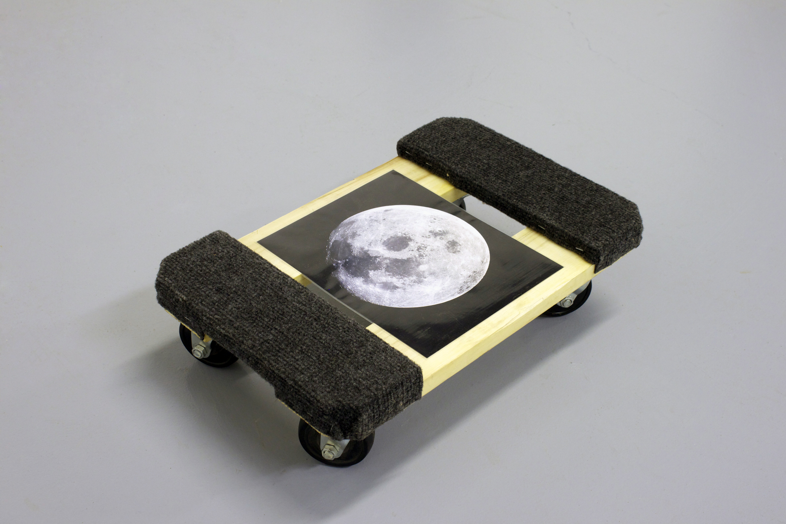 Untitled - moon photograph and cart