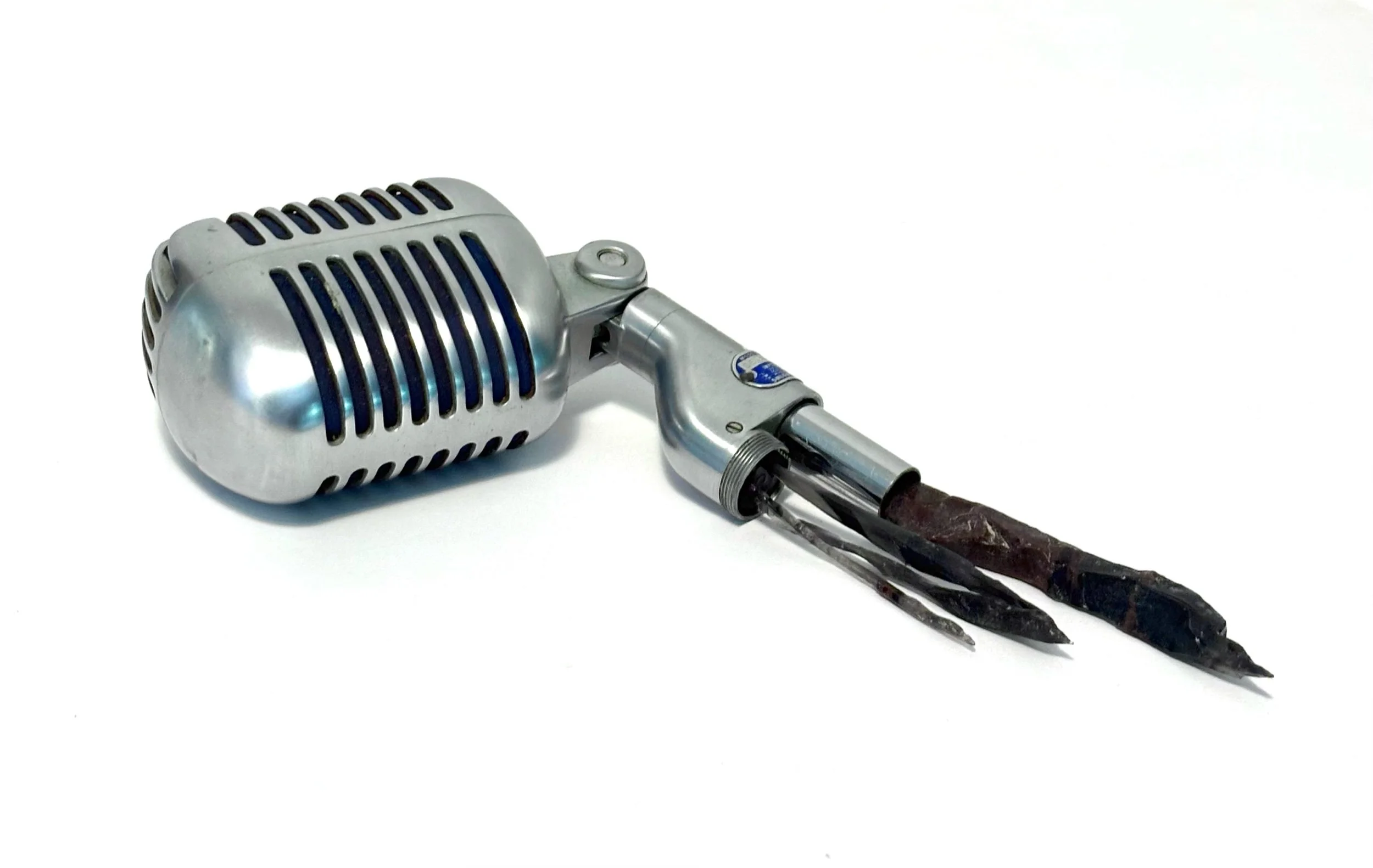 anechoic - shure 55S cardioid dynamic microphone with obsidian needles
