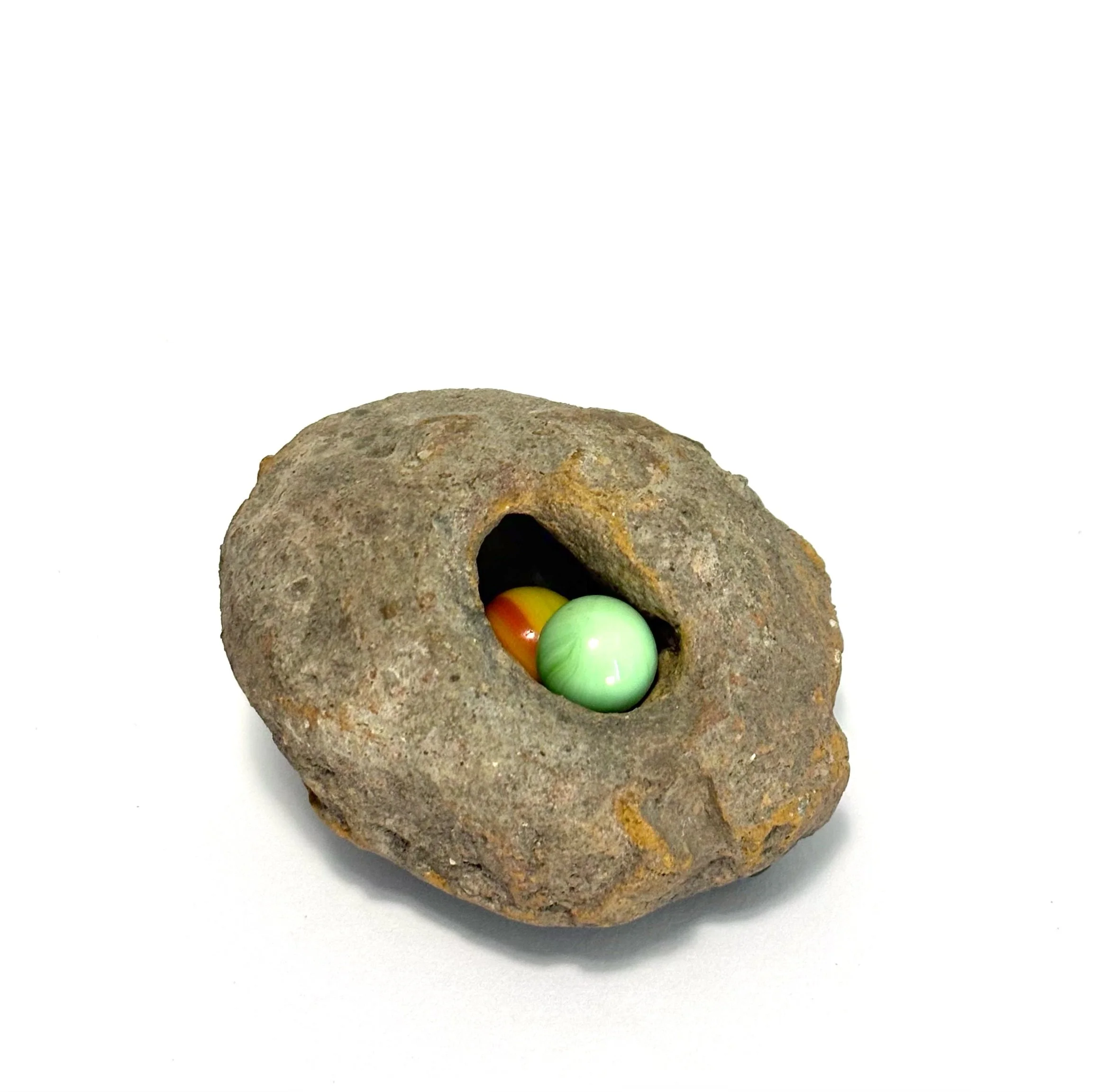 spell - stone with glass marbles