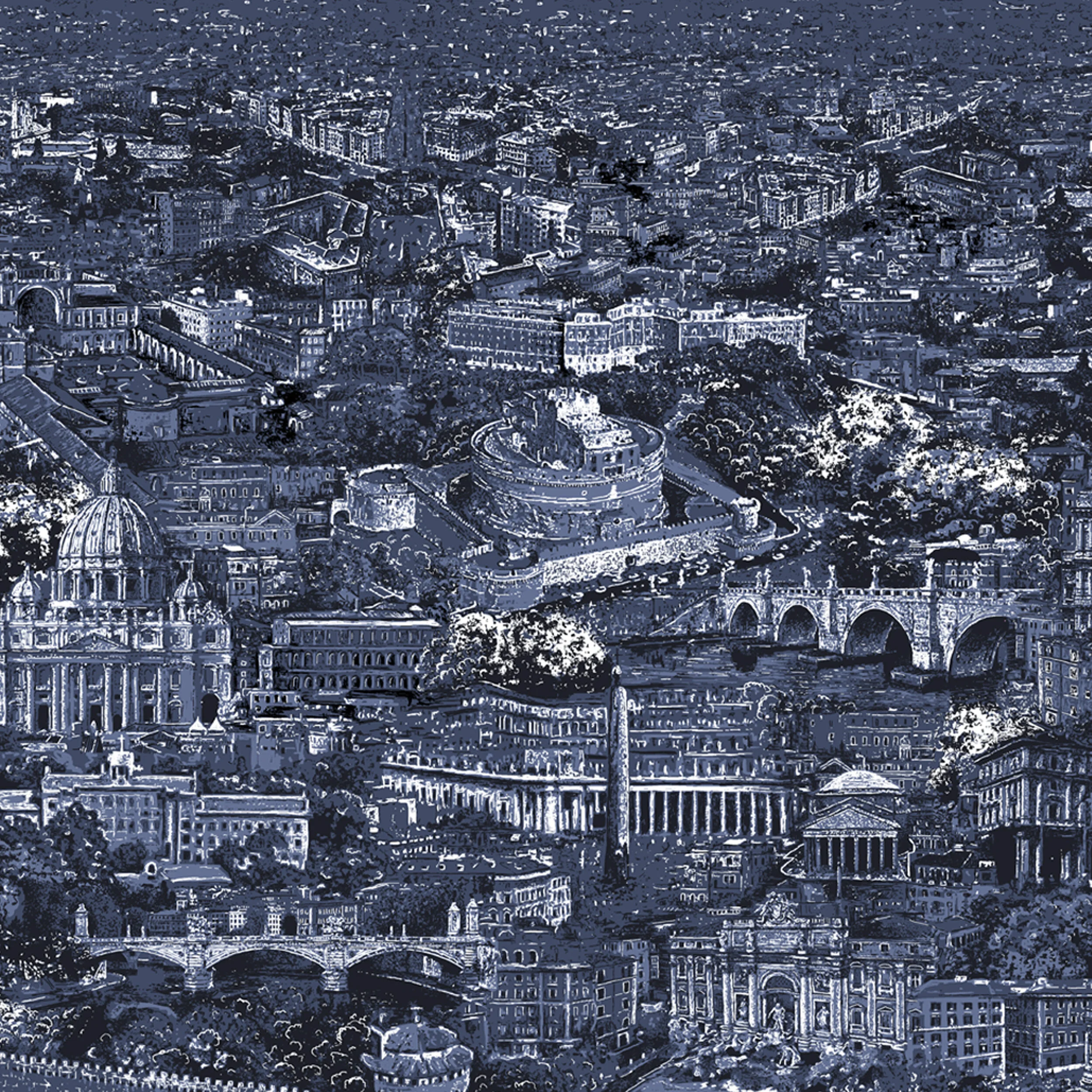 Rome Illustration Print City Lining Design.jpg