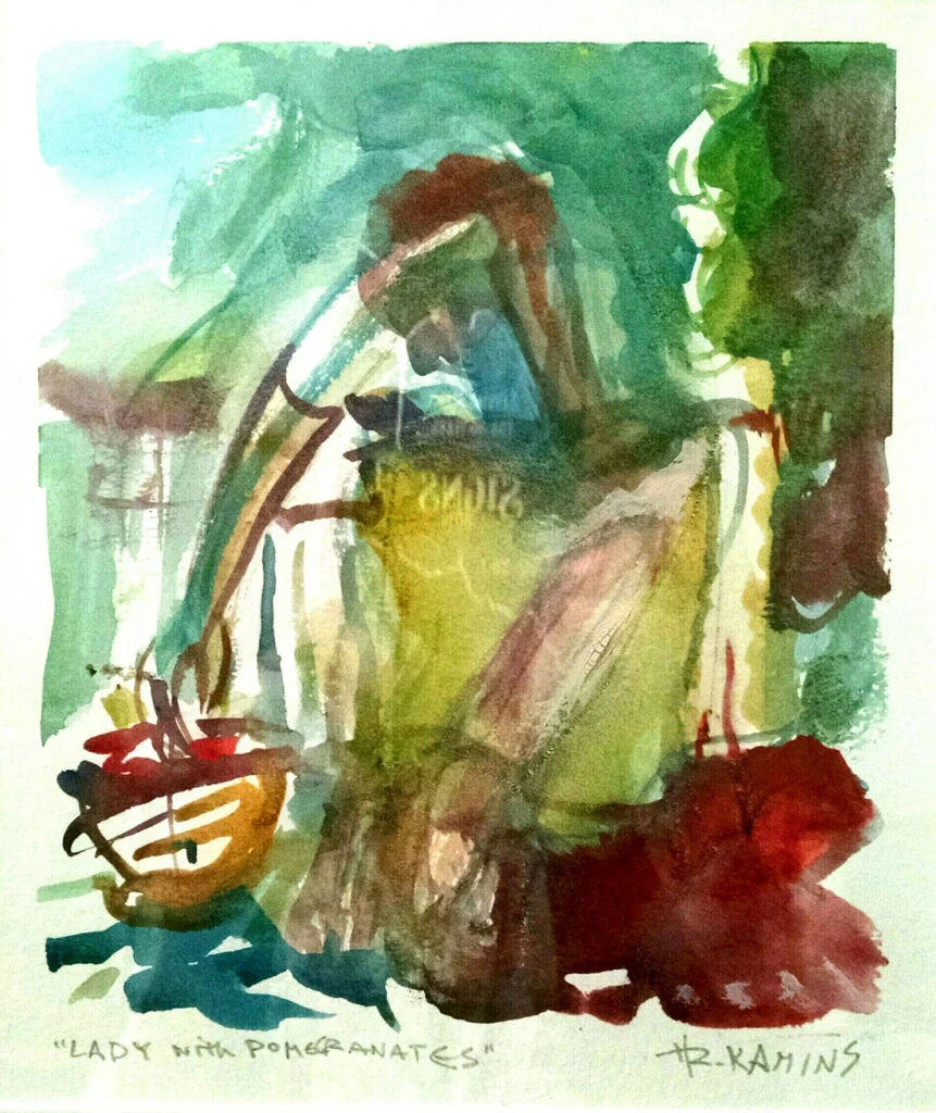 "LADY WITH THE POMEGRANATES"