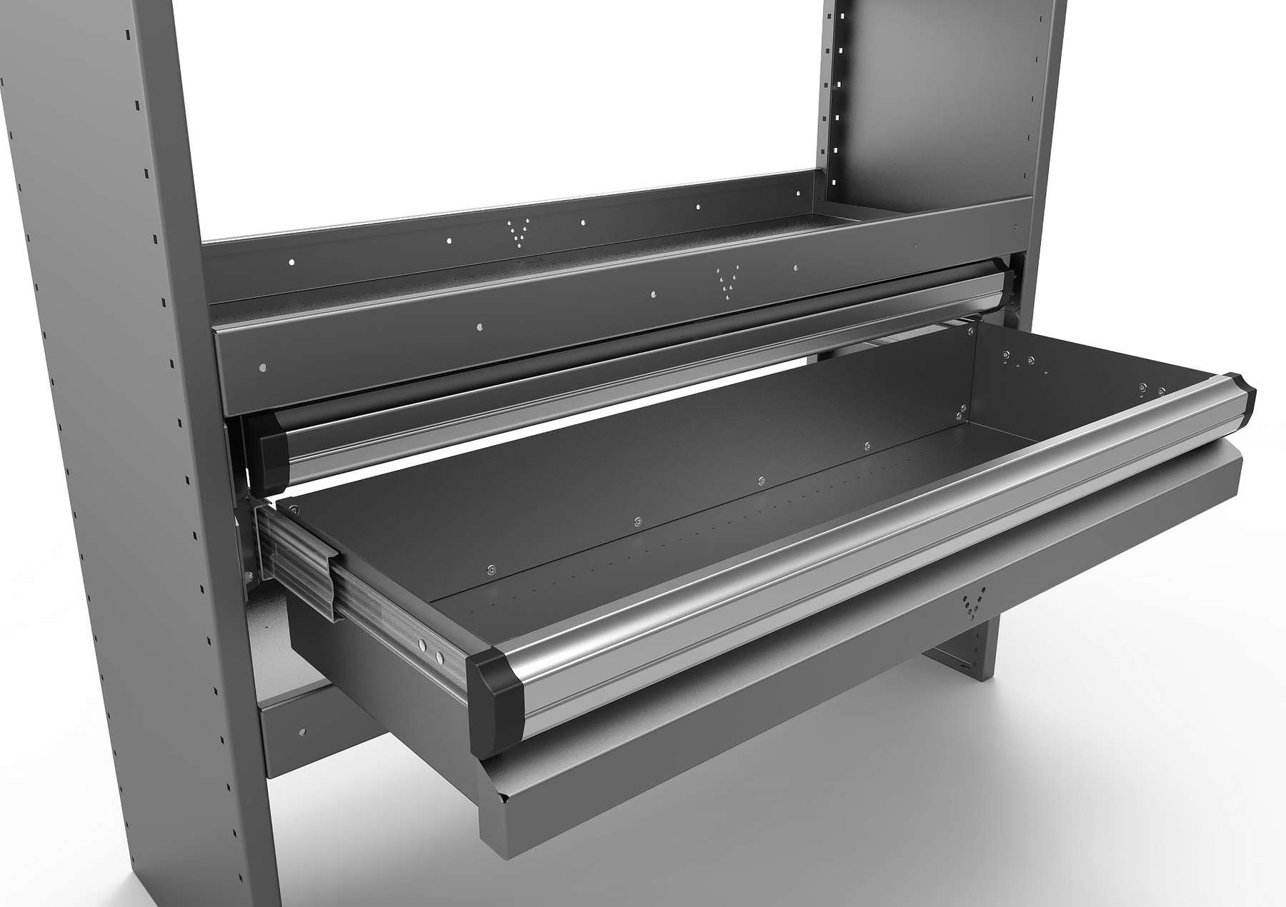 HEAVY-DUTY LOCK IN/LOCK OUT DRAWERS SYSTEM