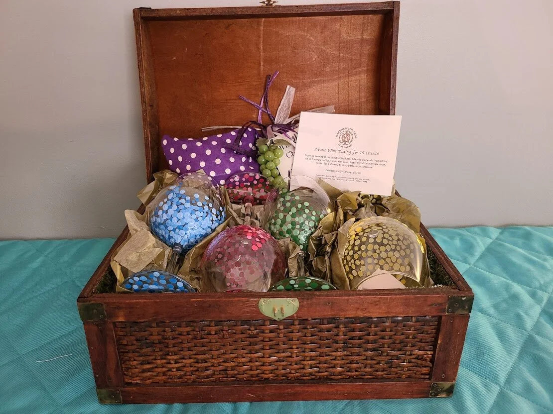 #12 Harkness Edwards Vineyard Voucher &amp; basket