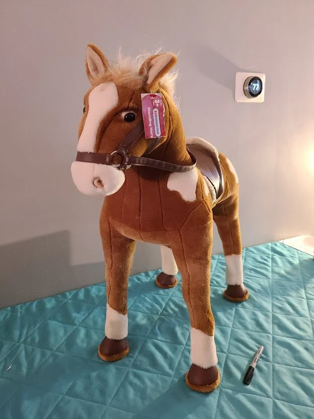 #28 Large Wood Based Horse