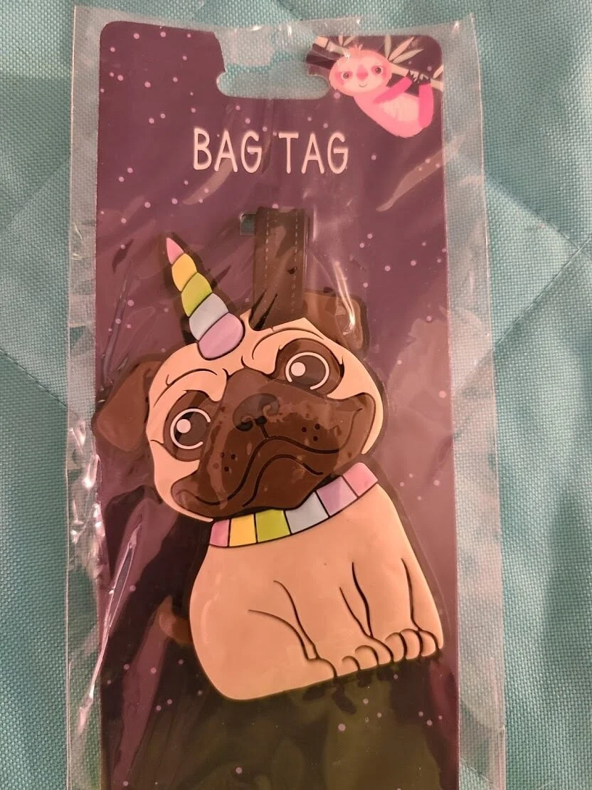 #33 Pugicorn Bag Tag
